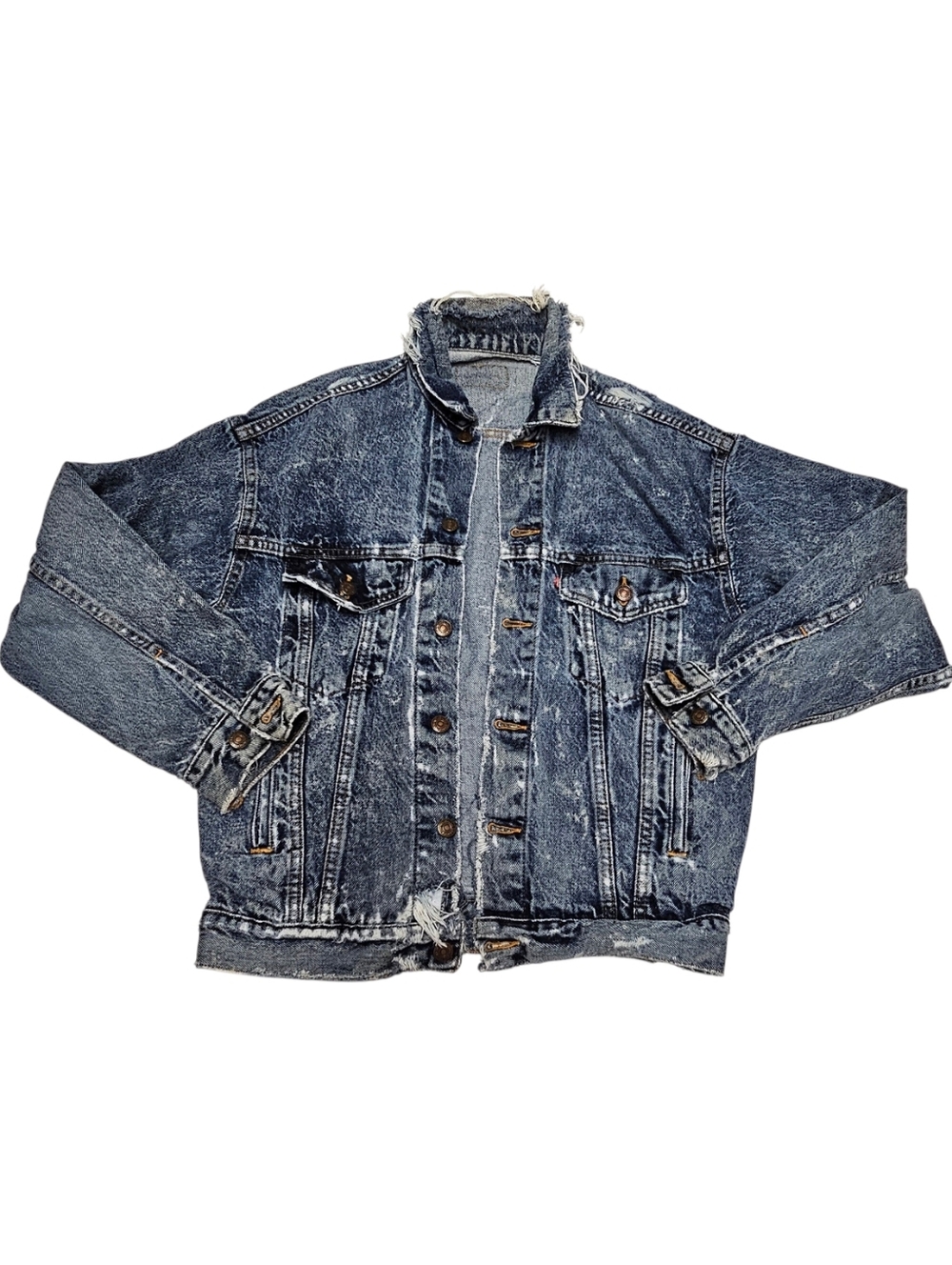 Vintage 1980's Levi's Acid Wash Trucker Jacket